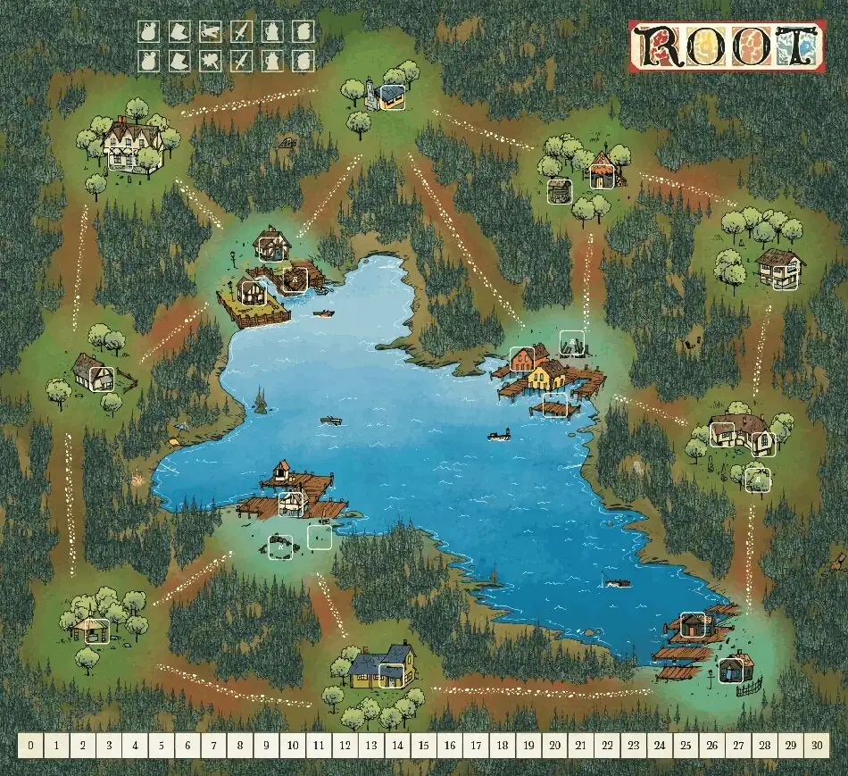 Jezerní mapa